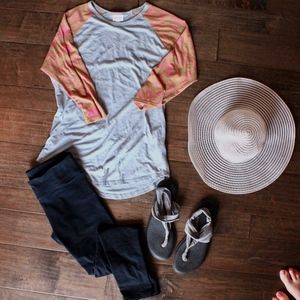 LuLaRoe 3/4 Length Sleeve Top